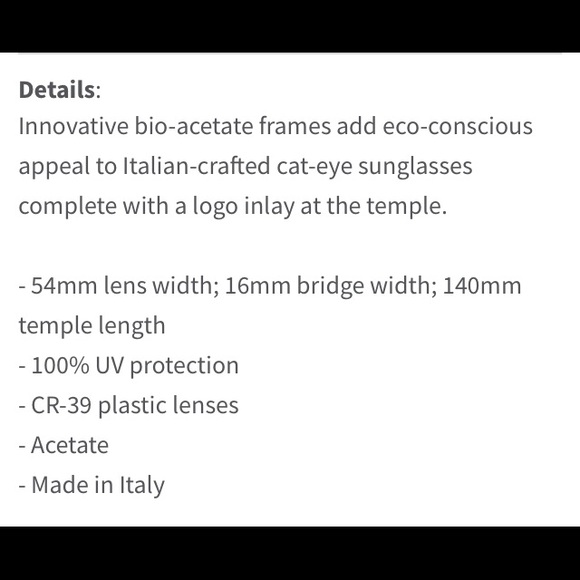 Chloe Sunglasses iCE760S Gold Square Cat Eye NWT - Picture 9 of 9